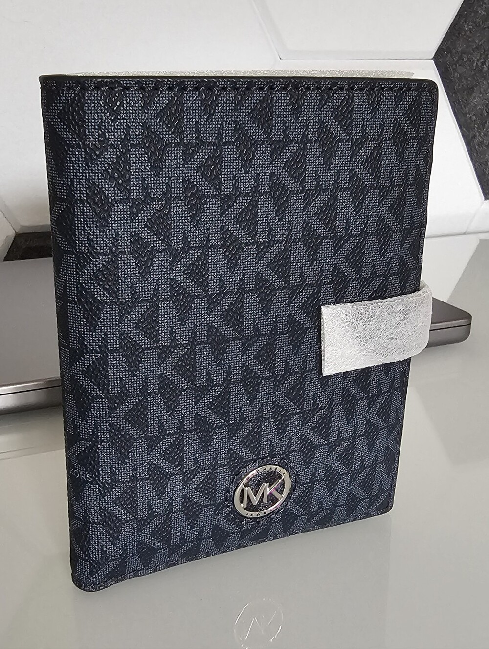 Michael Kors Black Jet Passport Holder Travel Card  Wallet